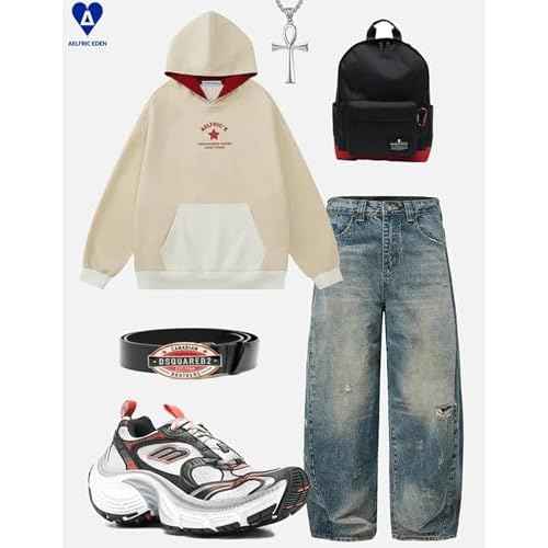 Aelfric Eden Star Hoodie Women Graphic Hoodies Unisex Oversized Print Hoody Y2k Streetwear Hooded Sweatshirt Pocket Pullover