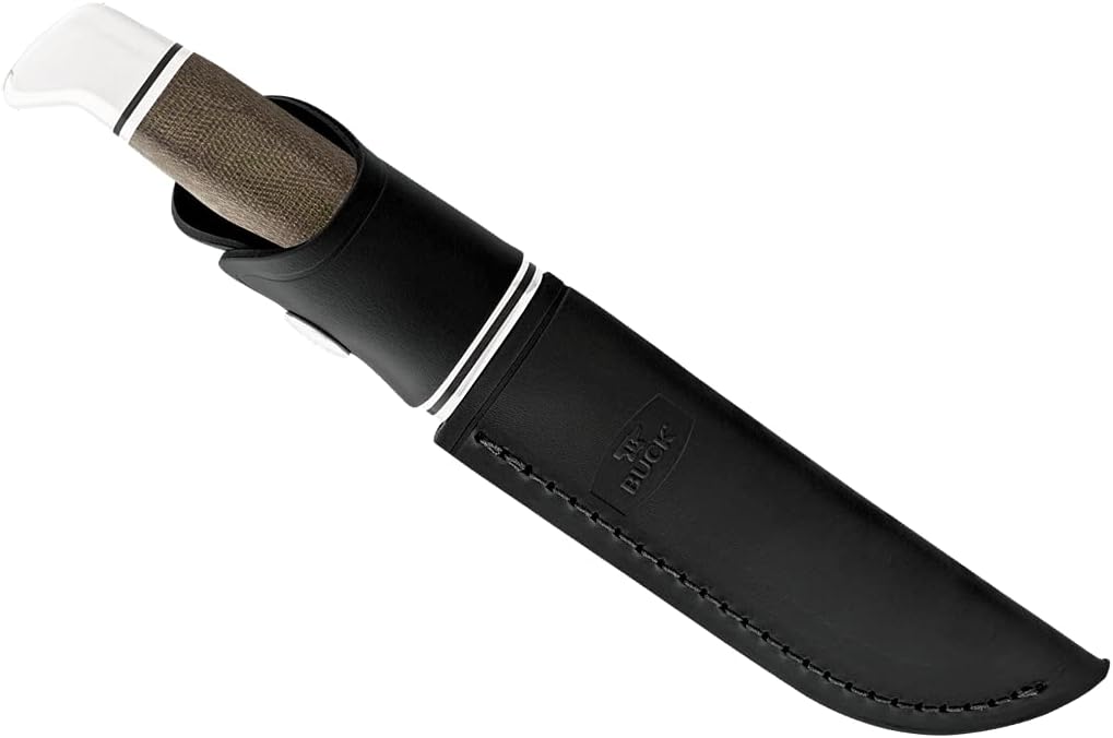 Buck Knives 105 Pathfinder Fixed Blade Knife with Leather Sheath