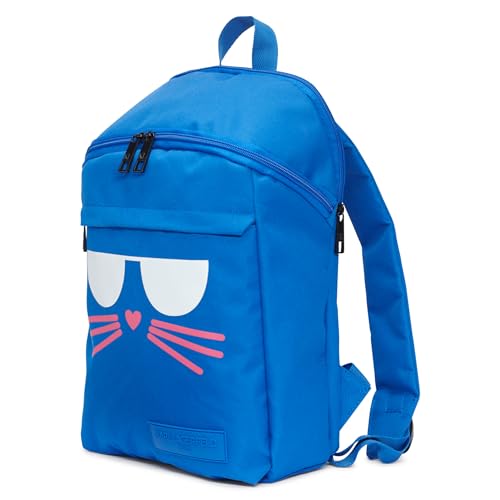 Karl Lagerfeld Paris Women's Lightweight Cat Backpack, Blue, One Size