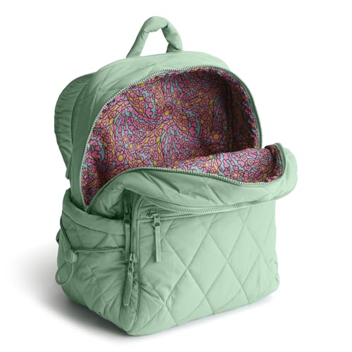 Vera Bradley Women's Featherweight Large Bancroft Backpack, Beryl Green, One Size