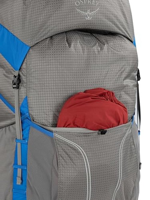 Osprey Exos Pro 55L Men's Backpacking Backpack, Dale Grey/Agam Blue, L/XL