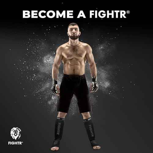 FIGHTR¢ç Ankle Support | Unisex Adult Foot Bandage for Kickboxing, MMA, Muay Thai and other martial arts. (All Black)