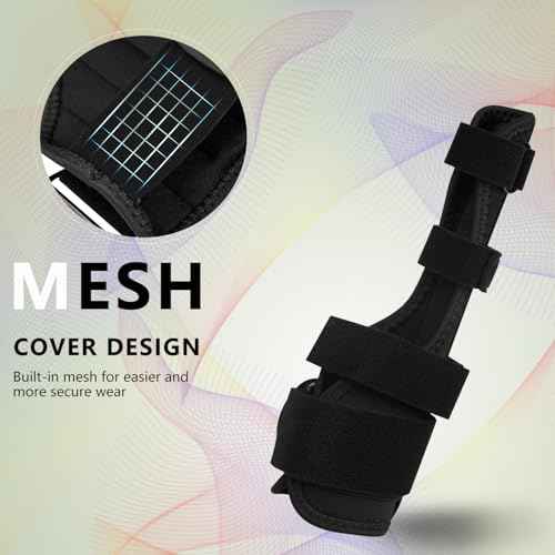 Finger Splint for Middle Finger, Trigger Finger Splint Wrist Support Brace, Straightening Immobilizer -Adjustable Removable straps for Left or Right Hand