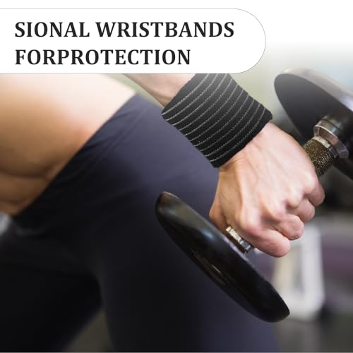 8Pcs Elastic Wrist Support Band, Wrap Breathable Wrist Brace, Adjustable Wrist Strap, Hand Brace Wraps Breathable Wristband for Relieves Wrist Pain Arthritis Tendonitis Sports Use