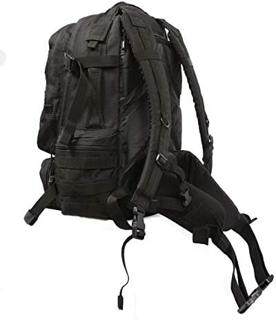LAPG Operator Tactical Backpack, Adjustable Outdoor Operation Backpack with MOLLE System, Hiking Knapsack - Black