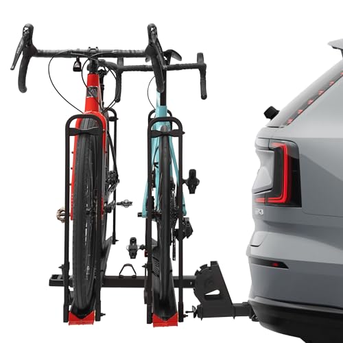 Hollywood Racks CrossTrack 2 Bike 1.25" Hitch Mount Bike Rack for Cars, Trucks & SUVs – Secure Frameless Design and Easy Tilt for Trunk Access – Premium Bicycle and E-Bike Carrier