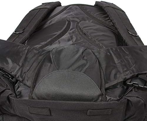 LAPG Operator Tactical Backpack, Adjustable Outdoor Operation Backpack with MOLLE System, Hiking Knapsack - Black
