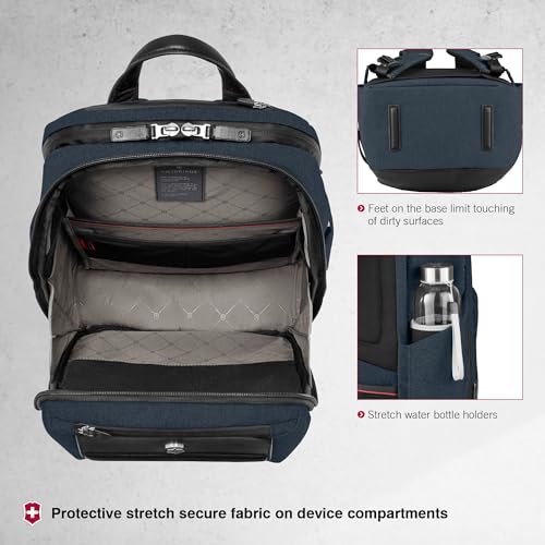 Victorinox Architecture Urban2 Deluxe Backpack - Melange Blue/Black