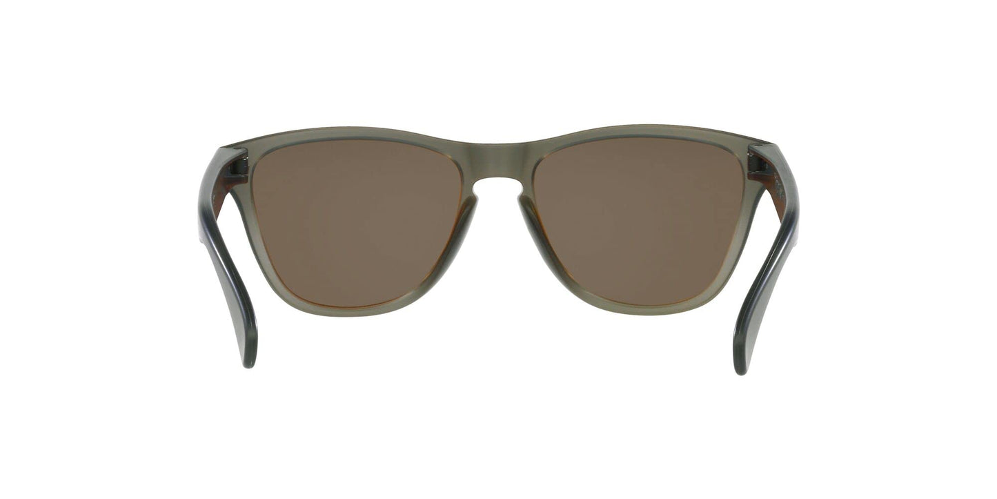 Oakley Youth OJ9006 Frogskins XS Square Sunglasses, Matte Grey Smoke/Prizm 24K Polarized, 53 mm