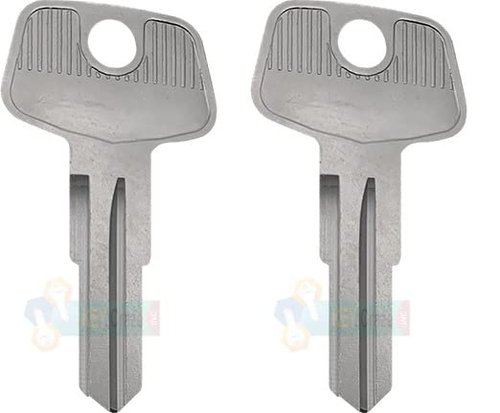 Pair of Replacement Keys for Yakima and Thule Ski, Roof, Cargo Box, Carrier Racks and Crossbars with Code Series N001-N200 and N001R-N200R Cut to Your Code. (N168 N168R)