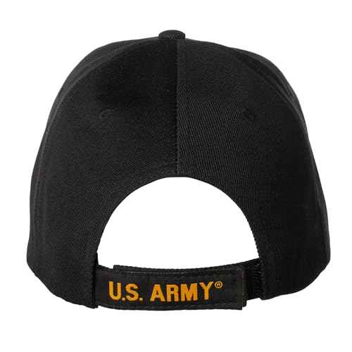 Artisan Owl Officially Licensed US Army Emblem with Veteran Shadow Embroidered Baseball Cap