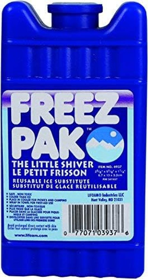Freez Pak Hold 6 Can Soda Beer Coolant Reusable Ice Pack