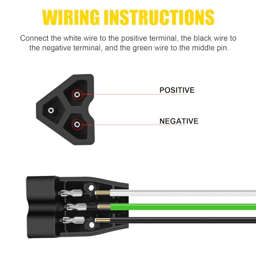 48V Golf Cart Charger Plug Handle for EZGO RXV 2008-UP & 2010-UP