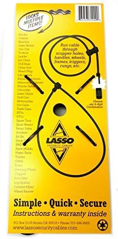 KKA Alecoy USA Lasso Master Lock-All Cable Utility Combination Lock Great for Guns