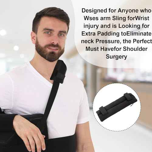 Strap Cushion for Arm Sling,Shoulder Brace Carry Strap Pillow Arm Elbow Wrist Injury Support Strap Pad Padding Pillow for Women Men and Kids Neck Pad Shoulder Brace Carry Pillows
