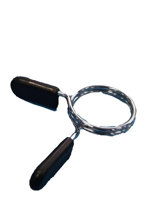 AKYEN Power Cage Accessory 1 Inch Spring Clip Collars for Weight Bar and Dumbbell Handles, Sold in Pair
