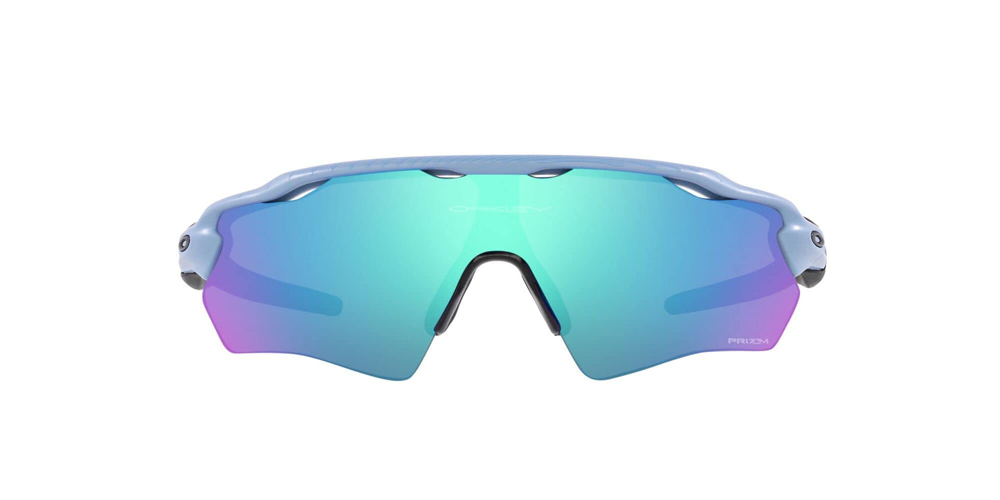 Oakley Youth Oj9001 Radar Ev Xs Path Rectangular Sunglasses, Matte Stonewash/Prizm Sapphire, 31 mm