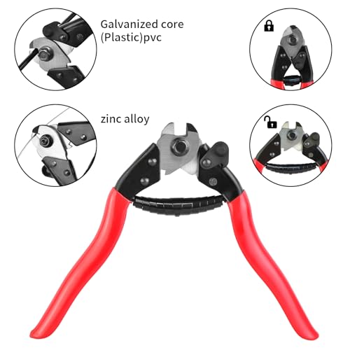 MuHize Bike Brake Cable Kit - Upgraded 87 PCS Brake Lines Contain Stainless Steel Wire Cutter & Shifter Cables with Housing for Mountain/Road Bikes