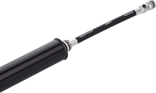 LEZYNE HV Bicycle Hand Pump, High Volume 90 PSI, Presta & Schrader Compatible, Compact Bike Pump