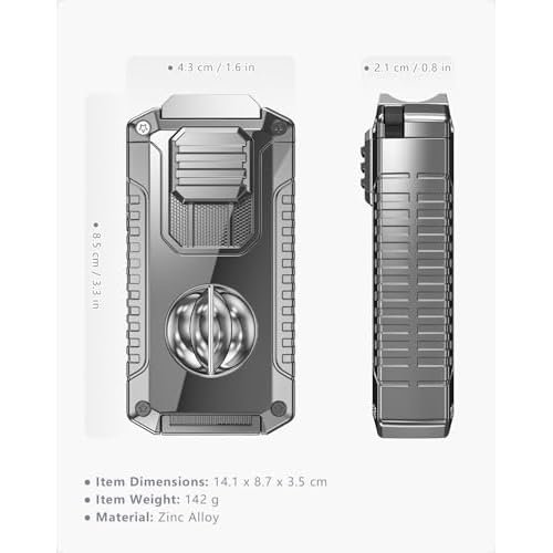 All-in-One Butane Torch Lighter, for Men