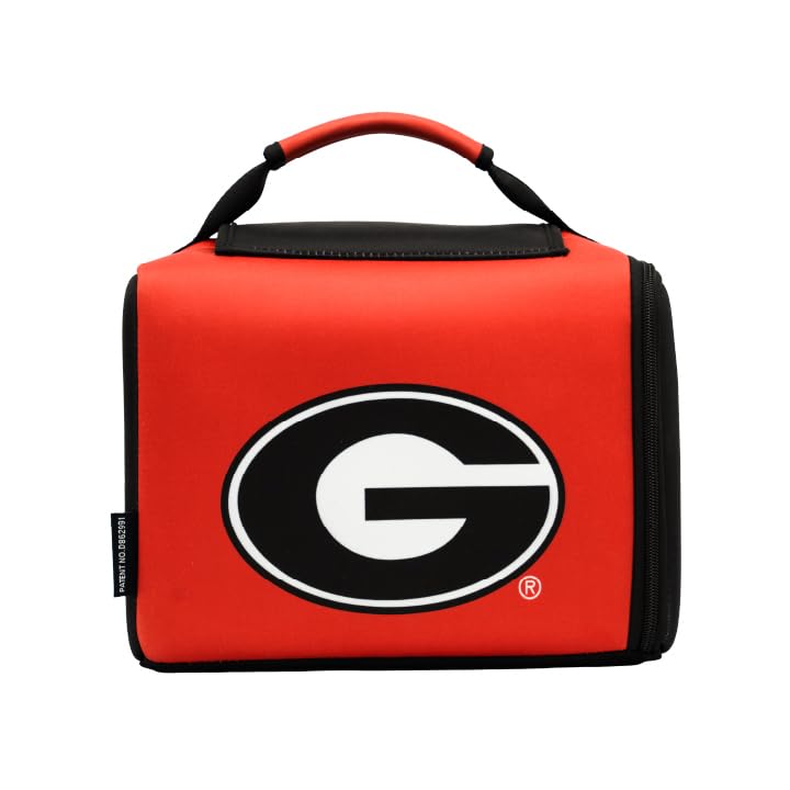 Kanga Georgia Bulldogs Insulated Cooler Bag - University of Georgia Soft Cooler Bag - Can Beer and Seltzer Drink Cooler - Insulated and Durability Tested - Kanga Kase Mate