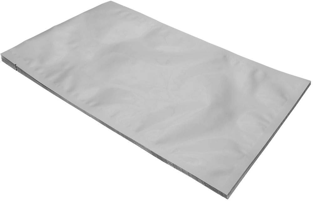 Dry-Packs 1-Gallon, 10"x16" Mylar Moisture & Static Shielding Bags, 20 Pack - For Food Shipping & Storage, Silver, (MB10x16-20PK)
