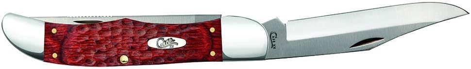 Case WR XX Pocket Knife Brown Rosewood Folding Hunter Item #189 - (6265Sab SS) - Length Closed: 5 1/4 Inches