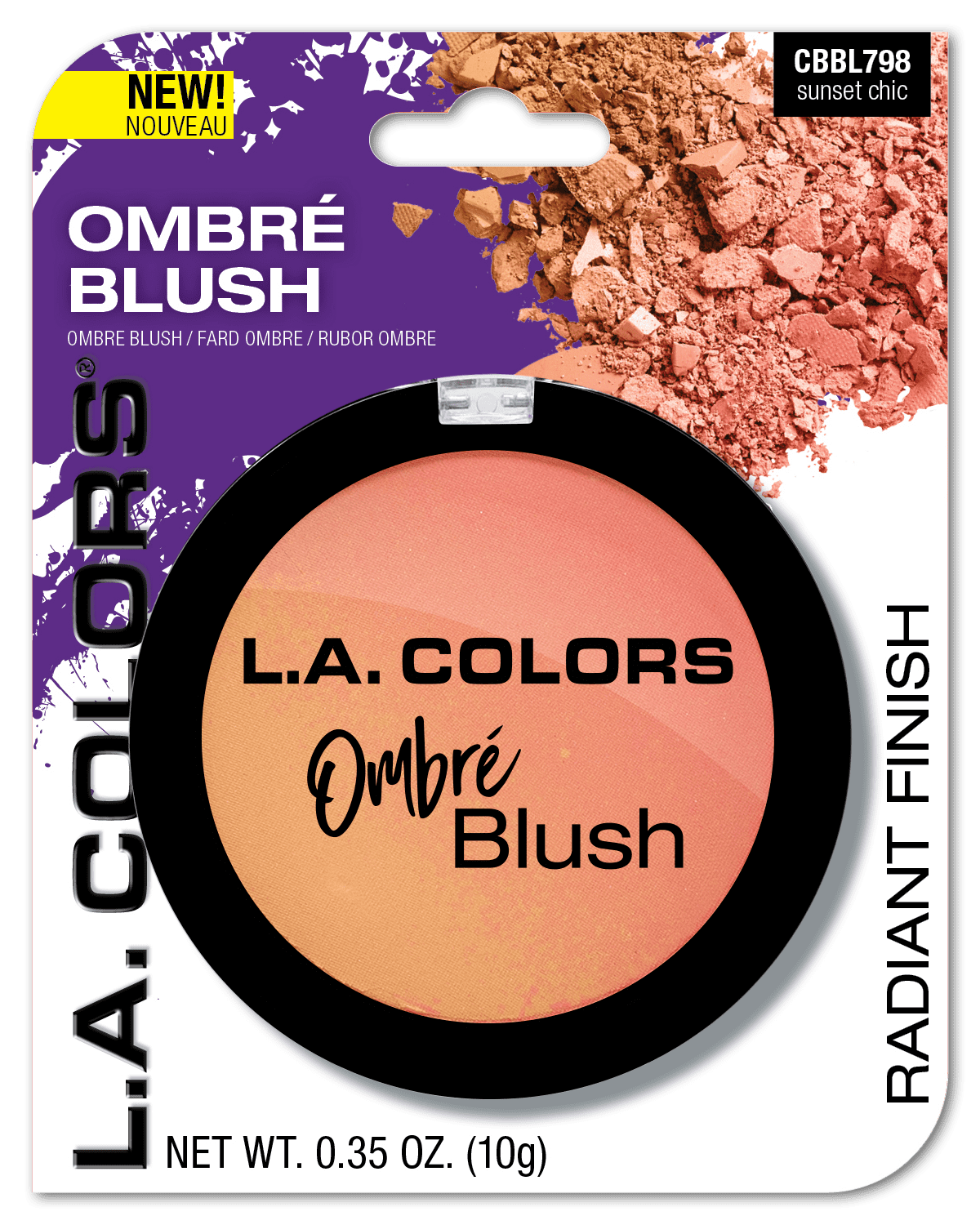 Ombre Radiance Blush | Soft Glowing Powder | Sunset Shade for All Skin Types