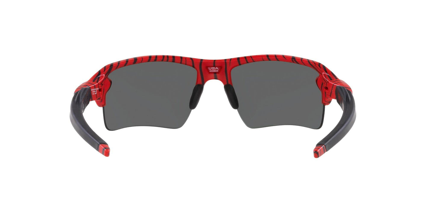 Oakley Men's OO9188 Flak 2.0 XL Rectangular Sunglasses, Red Tiger/Prizm Black, 59 mm