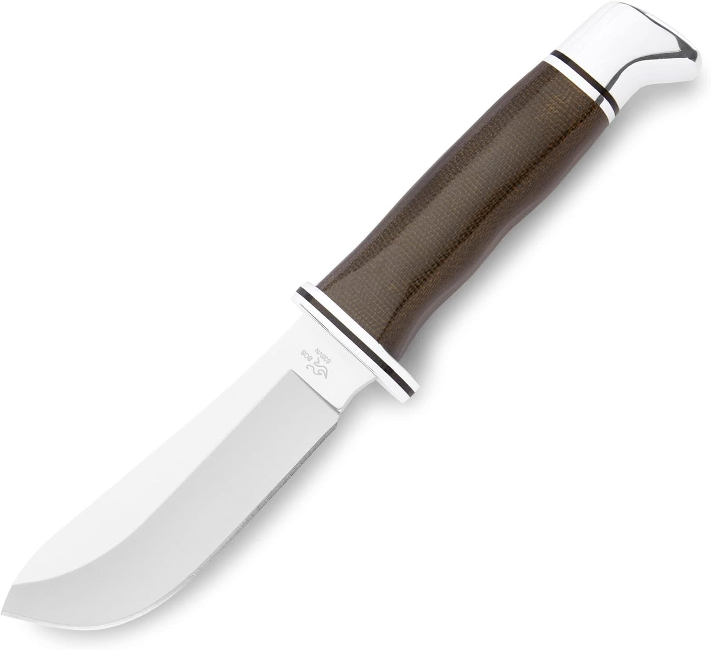 Buck Knives 103 Skinner Fixed Blade Hunting Knife, 4" Stainless Steel Blade with Leather Sheath