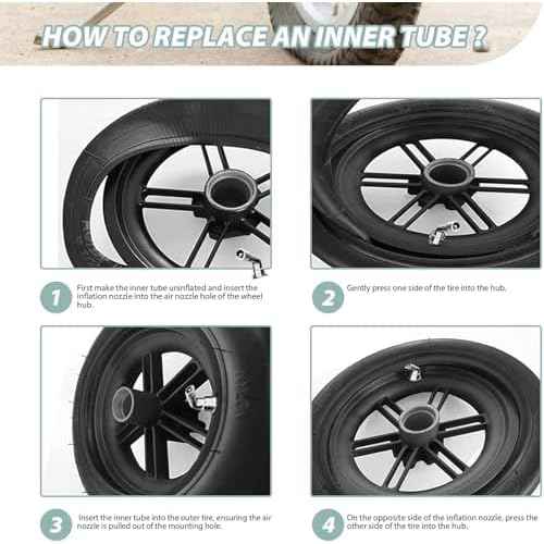 (2-Pack) 12.5x2.75/2.50 Bike Tube, 12.5x3.0 Inner Tube 12x2.50 Tube