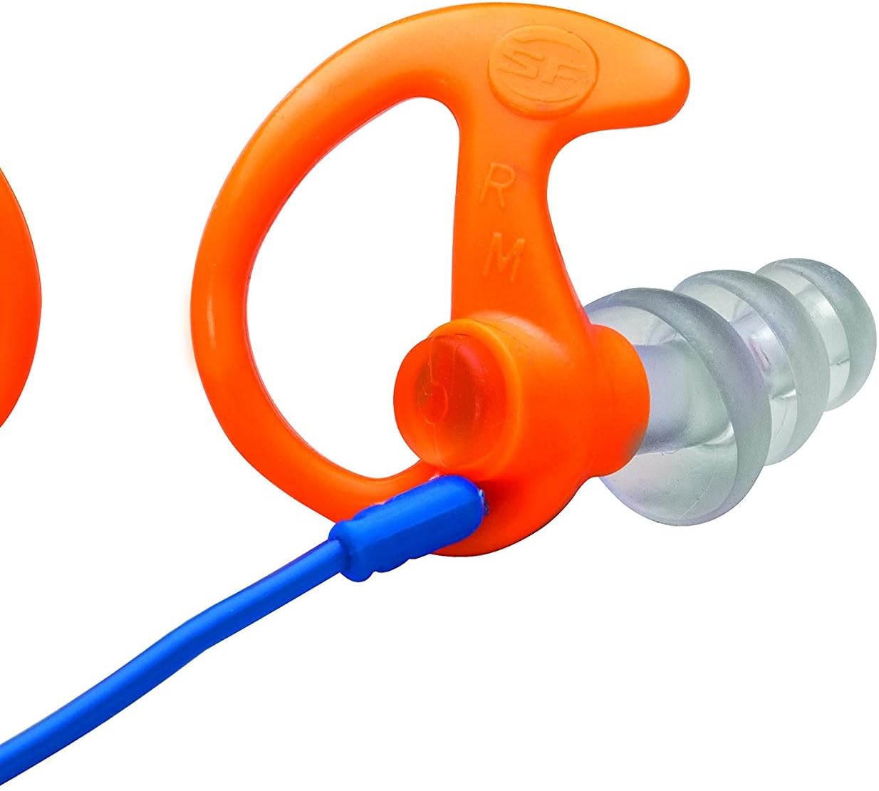 SureFire EP5 Sonic Defenders Max Full-Block Earplugs, triple flanged design, reusable