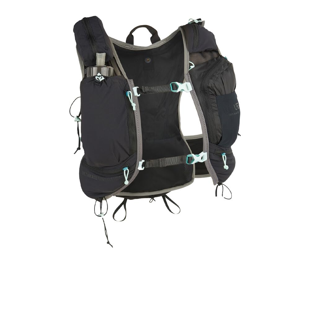 Ultimate Direction Adventure Vesta Women’s Hydration and Endurance Running Vest, 2L Hydration Bladder Compatible, Upgraded Fit and Finishes, Trekking Pole Loops, GPS Pocket, 2023 (Onyx, Small)