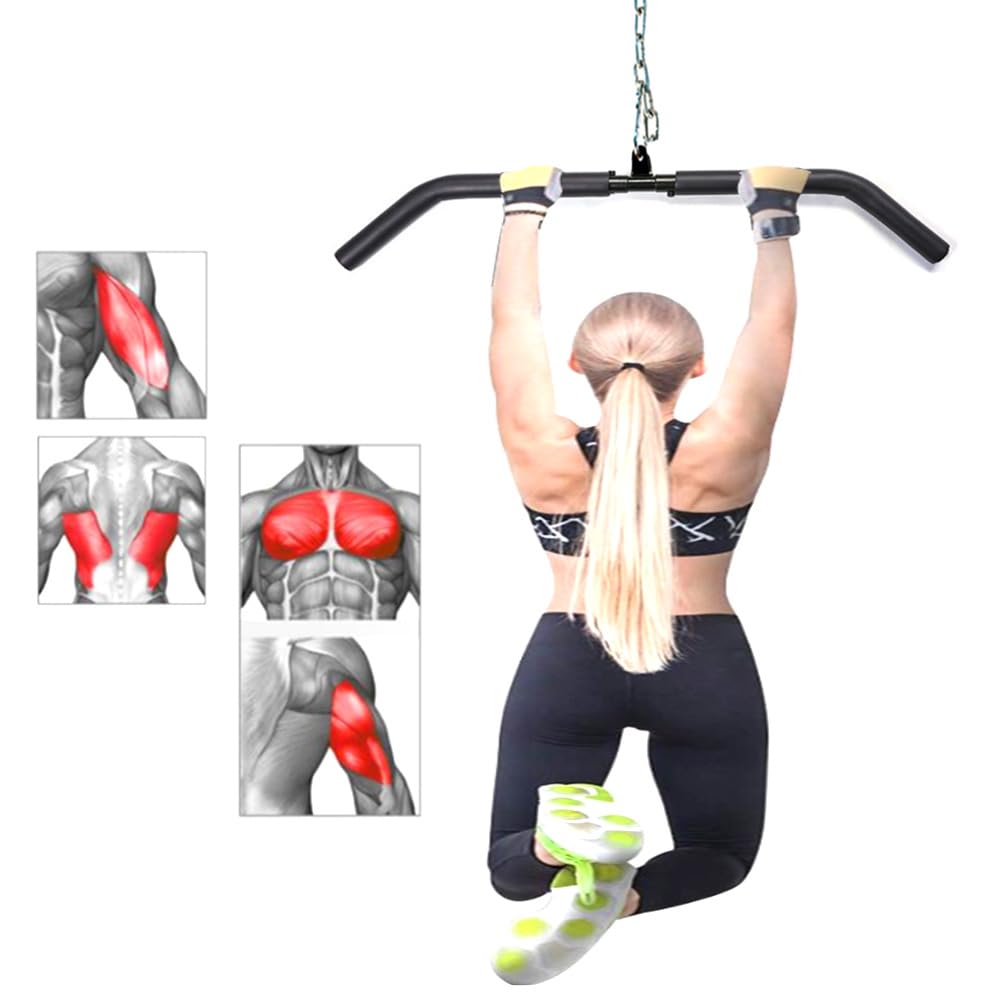 Multifunctional Hanger for Hanging Crossbars or Sandbags, Ceiling Mounted Ceiling Tie Rods (Black)