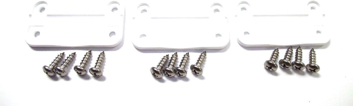 JSP Manufacturing New AFTERMARKET Igloo Cooler Plastic Hinges + Stainless Screws (2)