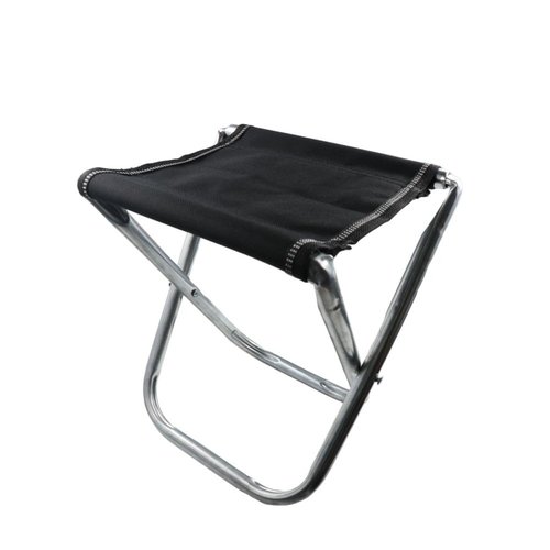 zaoalife Outdoor Portable Small Folding Stool, Ultralight Aluminum Alloy Bracket Folding Stool for Fishing Hiking Camping Gardening