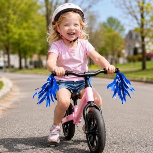 Blue Flame Bicycle Streamers 4 Pack - Kids Bike Handlebar Decorations