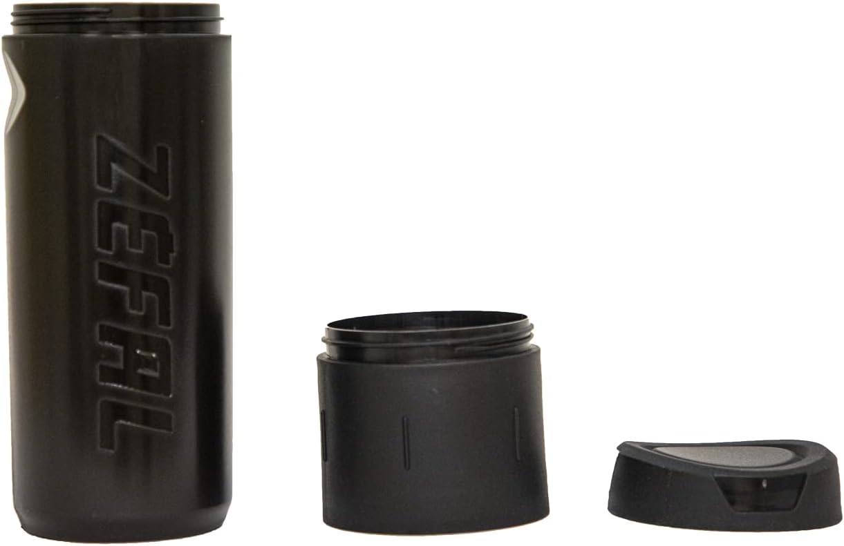 Zefal Z-Box L Tool Storage Box – 0.8L Waterproof Bicycle Tool Capsule for Bottle Cages, Screw Cap Closure, Compact Polypropylene Case