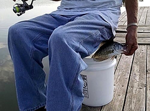 for 3.5 Gallon and 5 Gallon Buckets Used for Fishing Chair, Camping Lid, Gardening Seat, Hunting, Tailgating, and Cleaning (1 Pack)