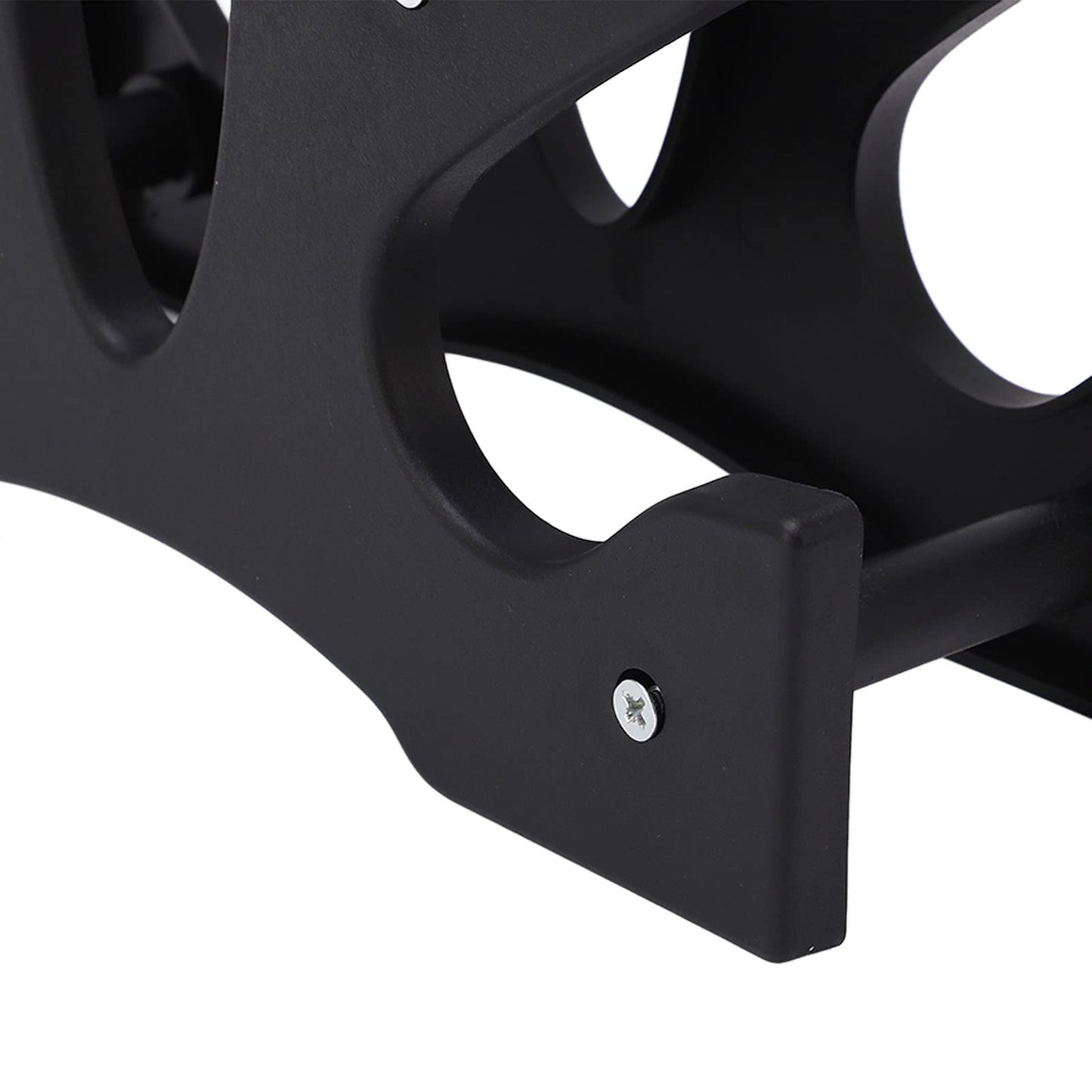 3-Tier Dumbbell Rack Sturdy Triangle Design 20kg Capacity Easy Assembly PP Material Storage Stand for Home Gym