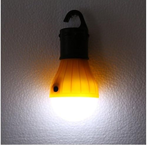BlueSunshine 4 PCS LED Tent Lamp Camping Light Portable LED Lantern Emergency Light Bulb Battery Operated 3 Mode Night Light for Backpacking Hiking Fishing Shed Playhouse Indoor Outdoor Activities