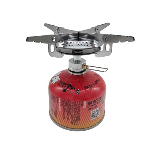 Catermos Portable Camping Stove Burner, with Butane Gas Adapter, For Camping, Backpacking, Outdoor Cooking, Outdoor Fising, Outdoor Hiking, Picnic, etc.
