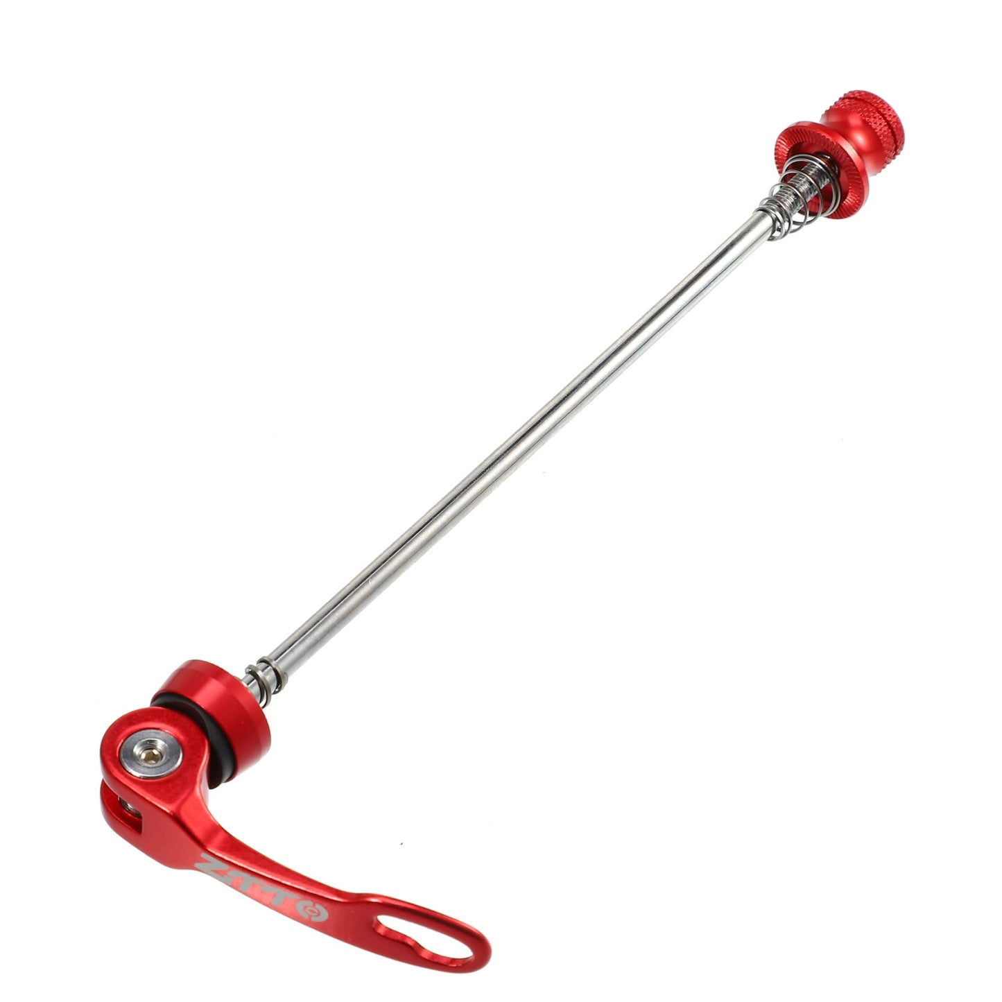 X AUTOHAUX 2 Pcs Bike Bicycle Quick Release Axles Skewers Lever Front Rear Bike Axle Wheel Hub 15cm 5.91" 18.5cm 7.28" Red for MTB Moutain Road Bike