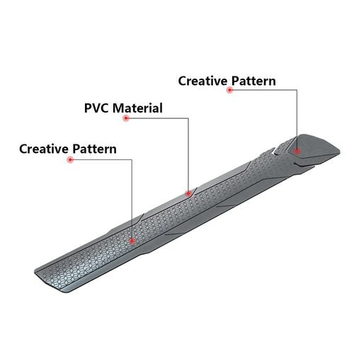 KACEPAR Bicycle Frame Guard, Mountain Bike Down Tube Frame Protector, for Protecting the Bike from Collision & Scratch - Gray