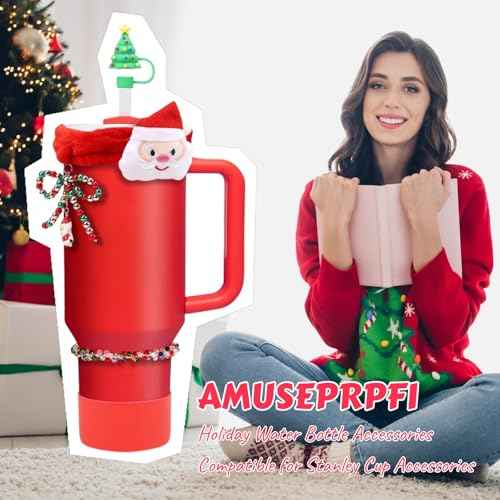 Fall Stanley Cup Accessories Set: Includes Pumkin Straw Topper, 40oz and 30oz Orange Boot, Maple Pumkin Charm Tumbler and All Stanley Cup Accessories for Ultimate Functionality and Style