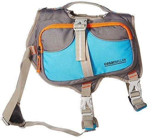 Large Blue Cesar Millan Dog Backpack | Durable Pet Carrier for Hiking & Travel