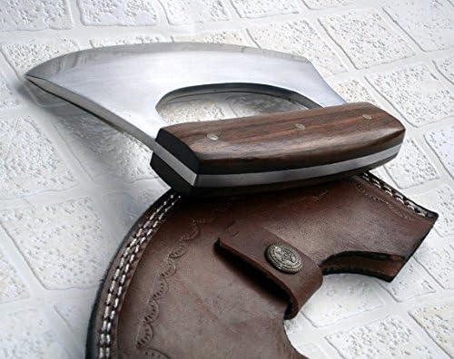 TTC-111 Custom Handmade Ulu kitchen Knife -Wood Handle (TTC-111)