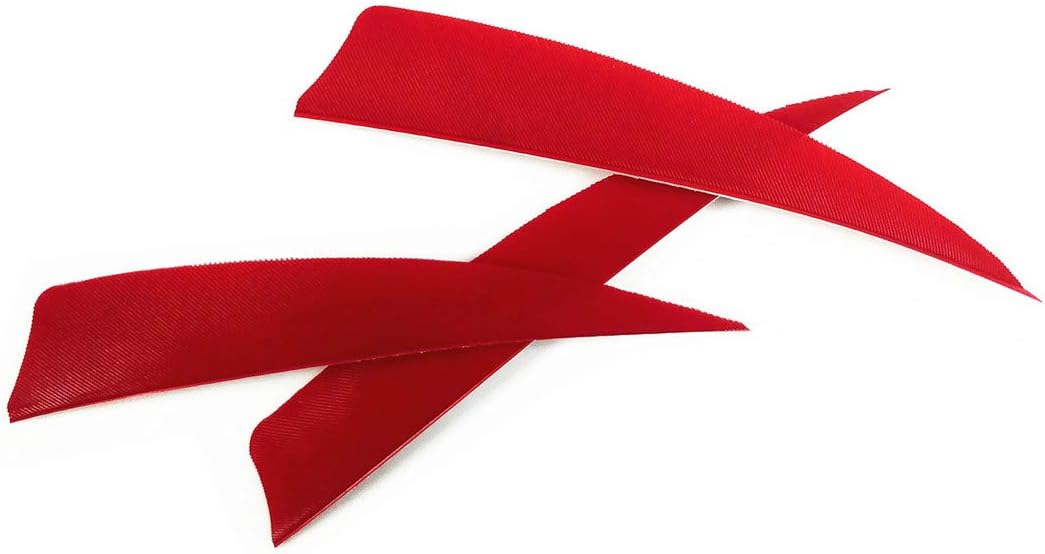 Letszhu Archery Arrows Feather Fletching 4 Inch Real Turkey Vanes for Hunting Target Shooting (25 Pack)