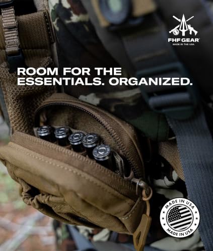 FHF Gear E3 Pouch Multipurpose MOLLE Accessory Bag - Ranger Green