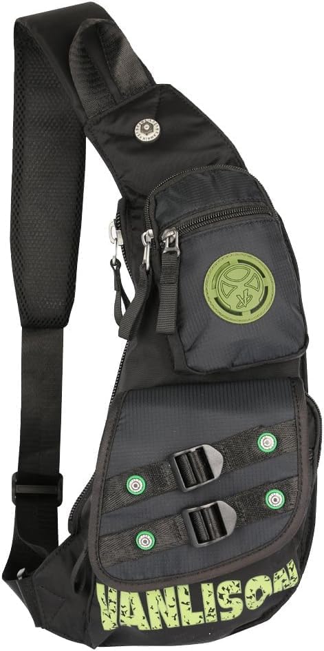 Nylon Sling Chest Bag Daypack Bicycle Travel Gym Backpack